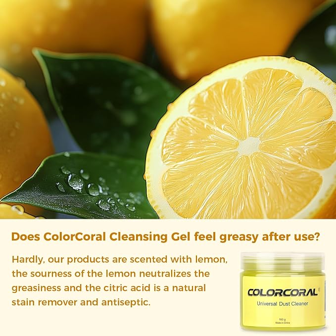 ColorCoral 2Pack Keyboard Cleaning Gel Set Universal Dust Cleaner