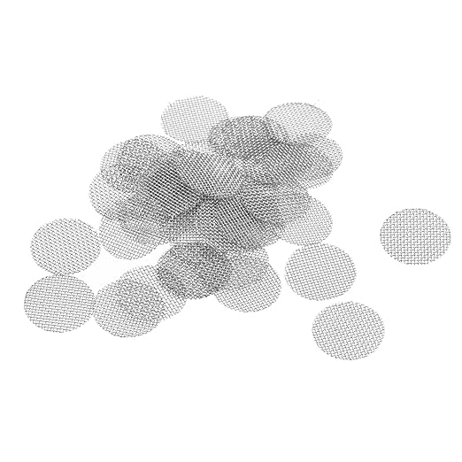 MECCANIXITY Pipe Screen Stainless Steel Screens, 3/8 Inch Diameter