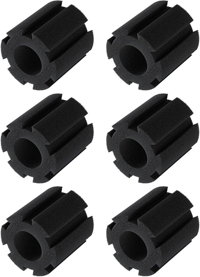 Pawfly 6 Pack Replacement Filter Sponges Aquarium Nano Bio Sponge Filter