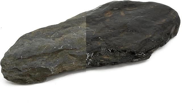 Aquarium Stone Stream Turtle Platform Natural Slate 3-8 inches basking Rock for Aquarium Decoration Turtle Tanks and Amphibian & Reptile Terrariums-10lb