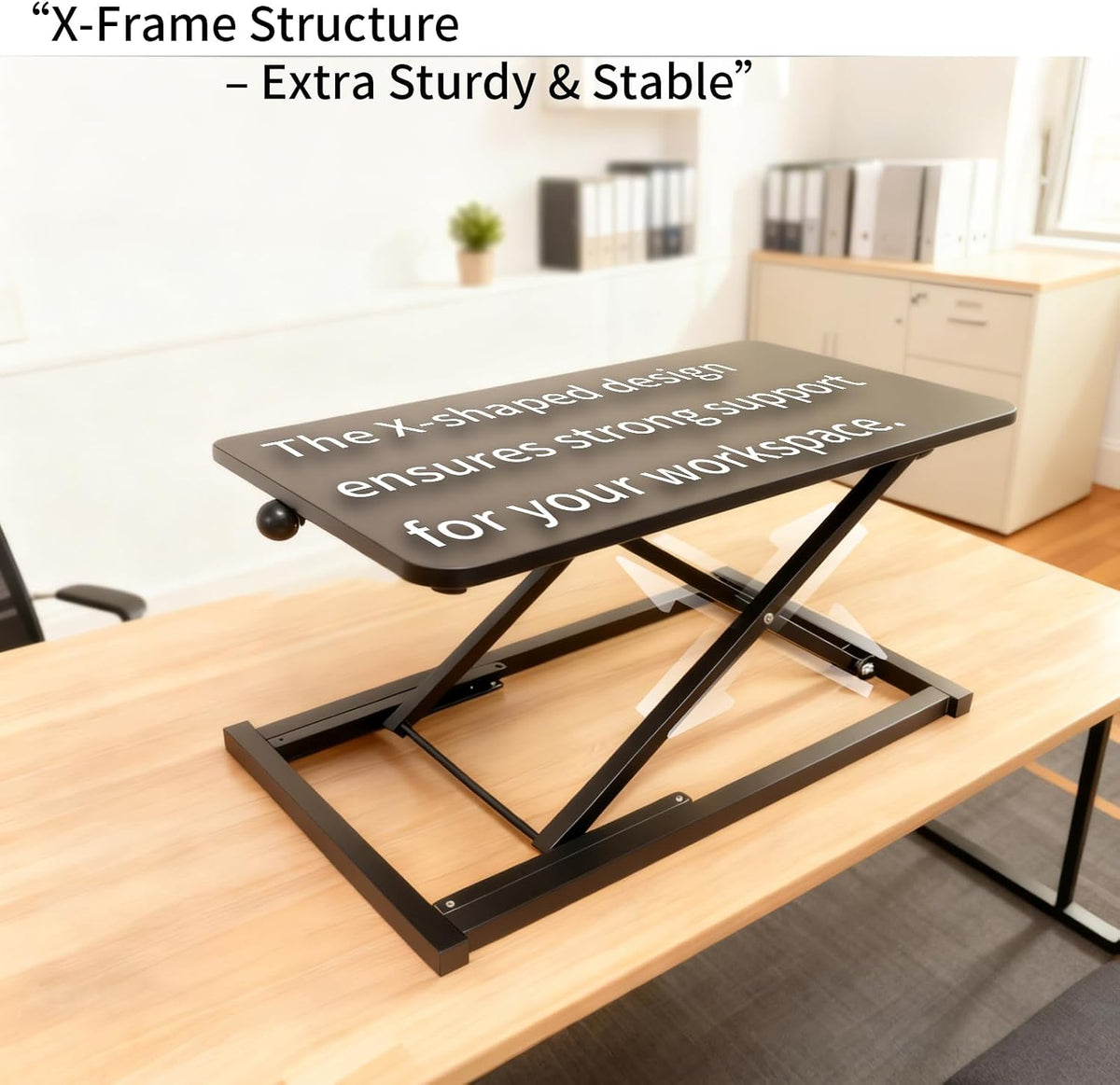 23.6 Inch Standing Desk Converter Adjustable Height