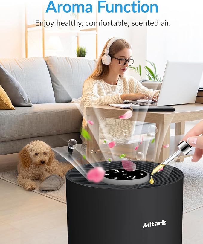 Air Purifiers for Home Bedroom, ADTARK Air Cleaner