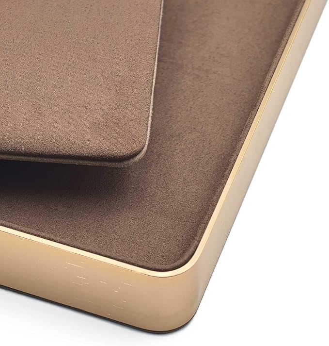 Metal Jewelry Tray, Valet Tray, Bedside Table and Desktop Organizer. It is