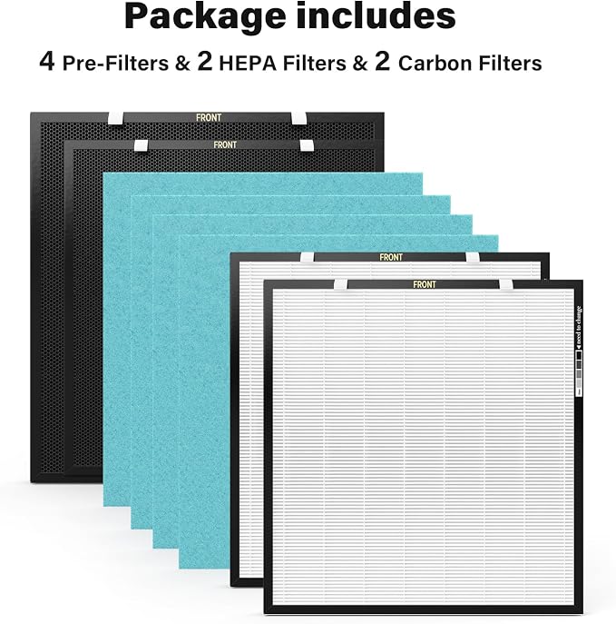 2 Set RFM80 Replacement Filter Compatible