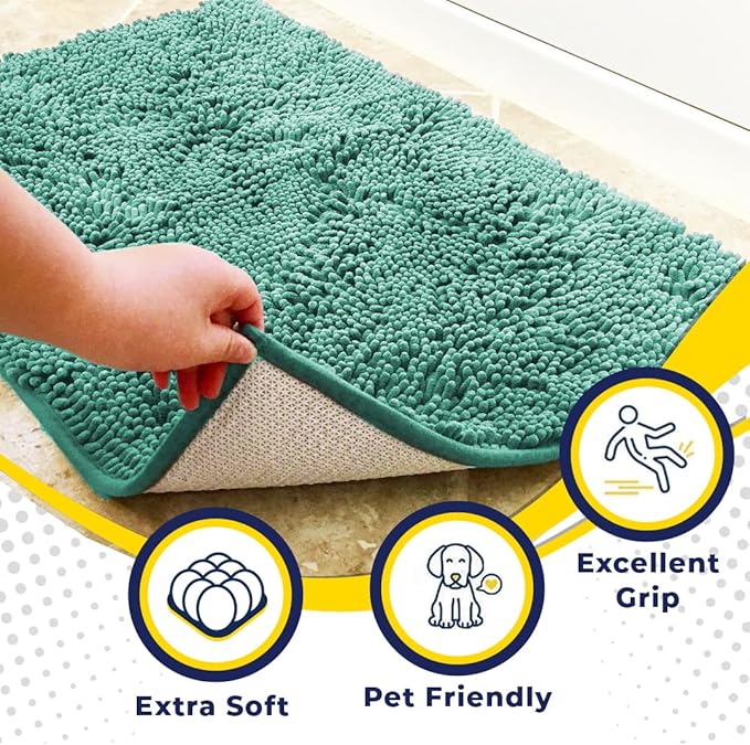 Muddy Mat® | Super Absorbent Door Mat Indoor, Microfiber Quick Dry Chenille
