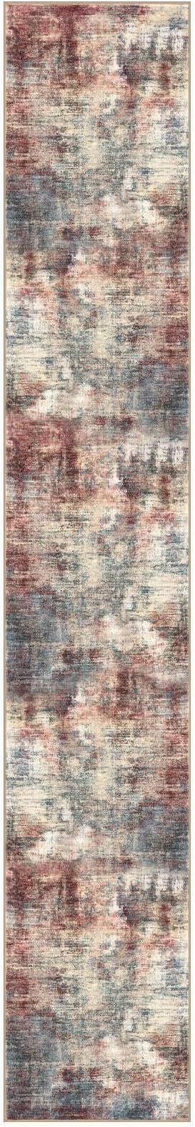 IOHOUZE Abstract Runner Rug 3x16 Ft Washable Runners