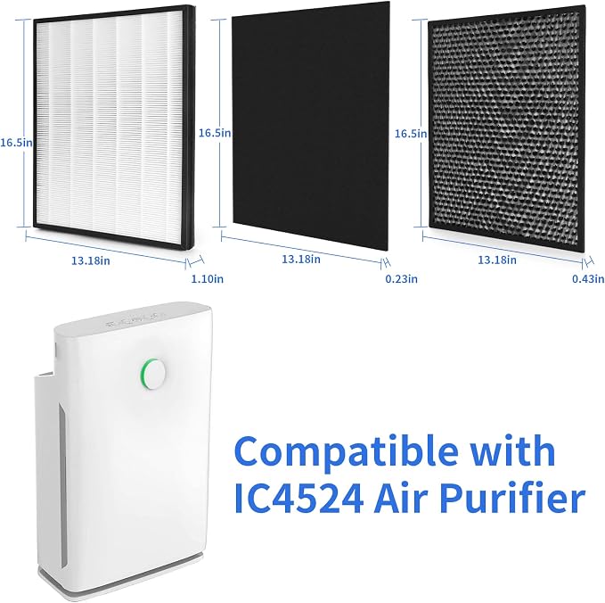 2 Packs IC-4524 Replacement Filters Compatible