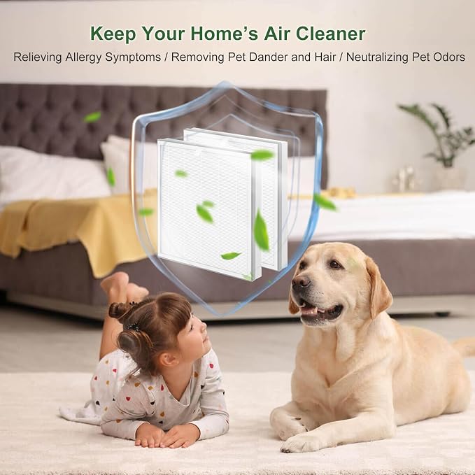 2 Pack H7124 H13 True HEPA Replacement Filter