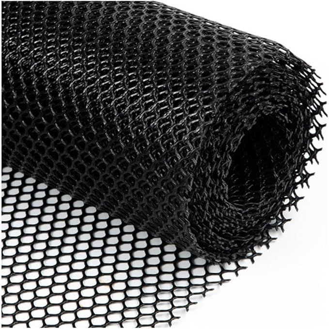 Plastic Wire Mesh Fence, Fencing Chicken Wire Fence with 1.8cm/0.7in Mesh Holes, for Pet Fencing Garden Balcony Grass Protection Farm Crafts(Size:Mesh 0.7in-3.3ft Wx65ft L,Color:Black)