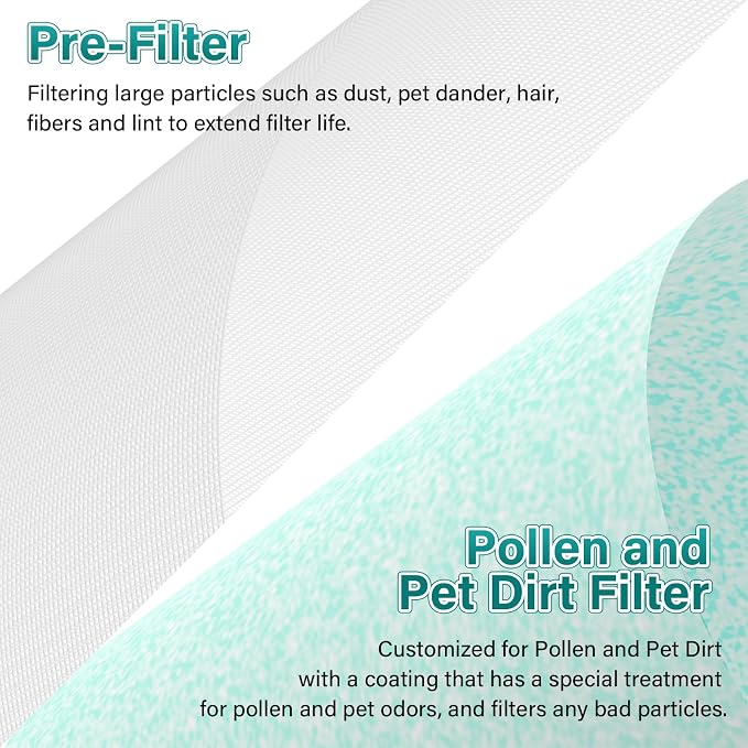 2 Pack MK04 Air Filter Replacement