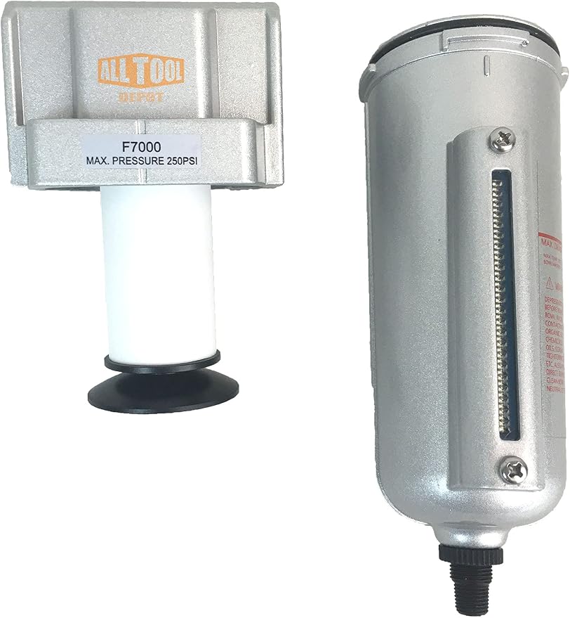 1/2" NPT HEAVY DUTY Industrial Grade Particulate Filter/Water Trap