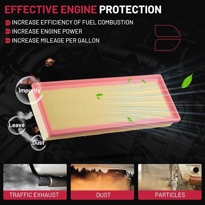 BDFHYK Engine Air Filter Compatible