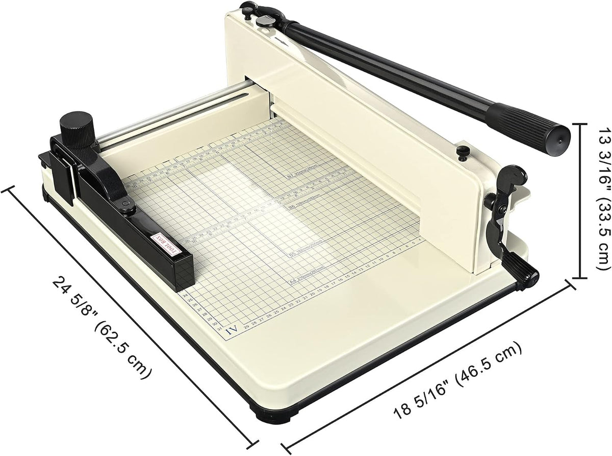 Yescom 12" Paper Cutter Heavy Duty A4-12" Commercial Guillotine 400 Sheets