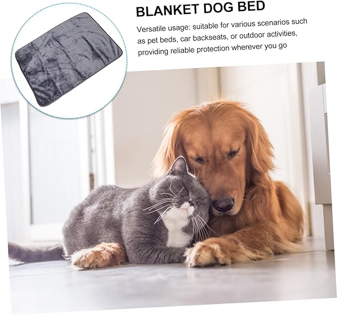 Toyvian Soft Pet Blanket for Dogs Washable Dog Bed Cover Versatile Cushion for Couch Bed Outdoor Use Easy Reliable Furniture Protection
