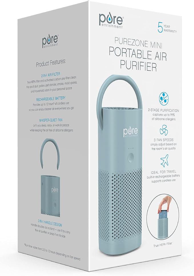 Pure Enrichment® PureZone™ Mini Portable Air Purifier