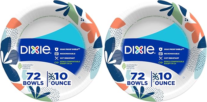 Dixie Paper Bowls, 10 Ounce