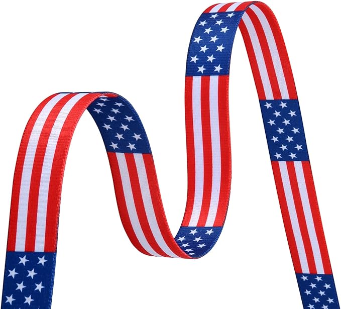 American Flag Dog Collar - Patriotic, US Flag Pattern, Star & Stripes, Fourth of July Dog Collar, Adjustable for Small Medium Large Dogs(Classic US,L)