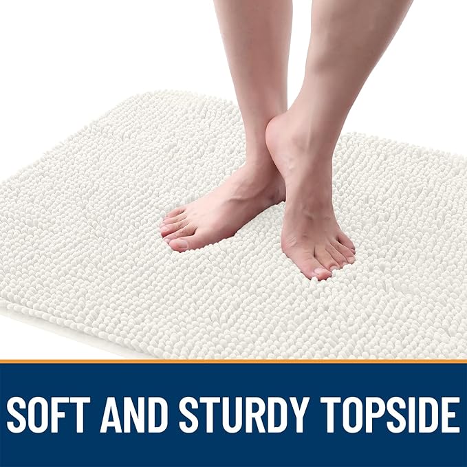 OLANLY Dog Door Mat for Muddy Paws 59x24, Absorbs Moisture and Dirt, Absorbent