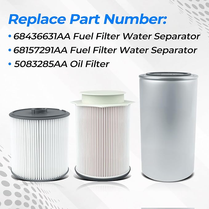 6.7L Cummins Fuel Filter Water Separator set