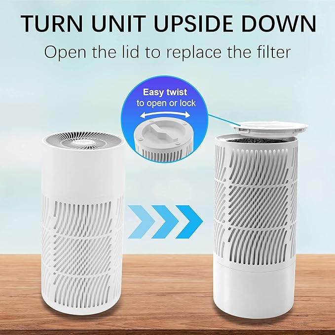 Nuwave OxyPure 1-Pack Genuine Replacement HEPA/Carbon Combo Filter, Removes