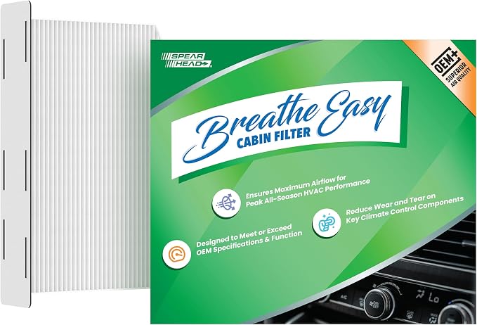 Spearhead OEM+ Particulate Breathe Easy Cabin Filter | Fits Various 2006-22