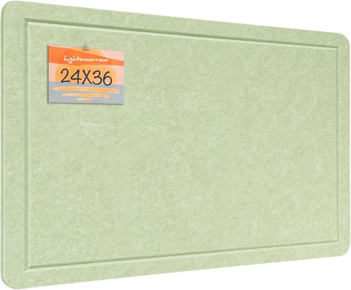 Felt Bulletin Board 36x24 inches, Decorative Pin Board for Home & Office