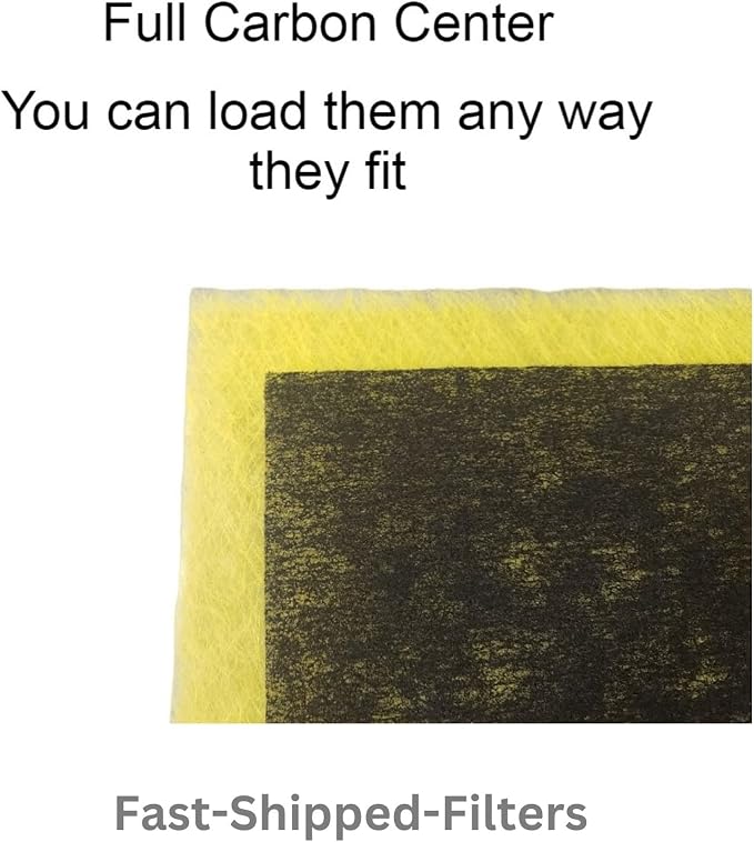 Fast-Shipped-Filters 10 Pack 19 3/8x19 3/8 Replacement Filter Pads Compatible
