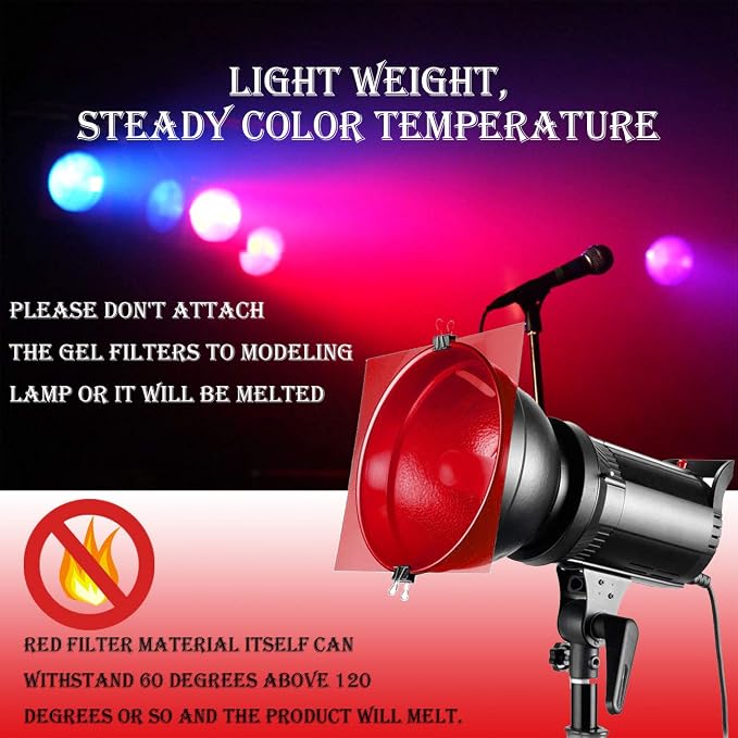 Sakolla 10Pcs Christmas Gel Filter
