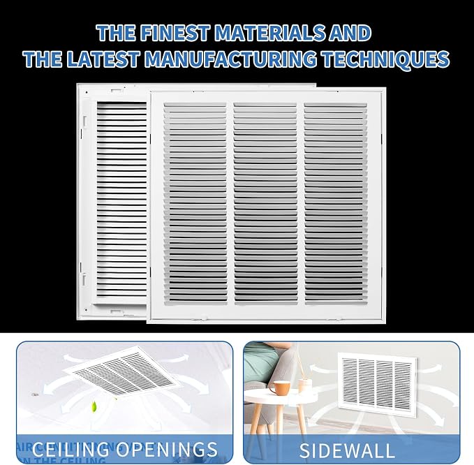 18 x18 Vent Cover, Return Air Vent Cover