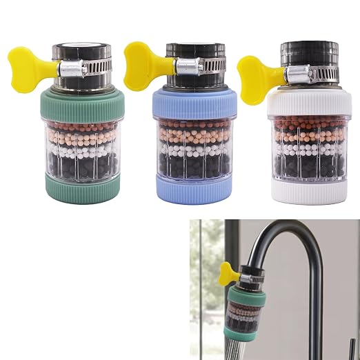 3 Pack Faucet Mount Filters, Faucet Water Filter