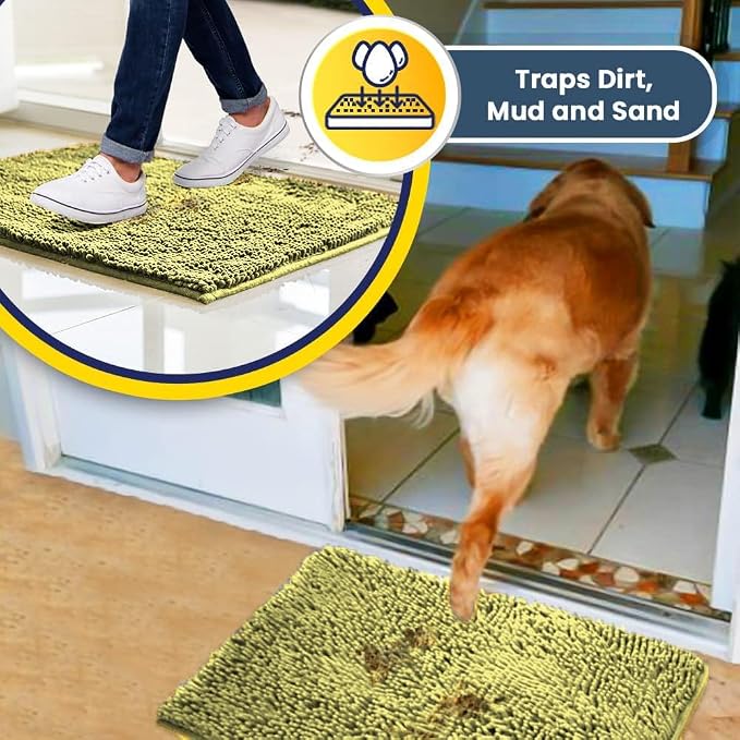 Muddy Mat® | Super Water Absorbent Door Mat Indoor, Microfiber Quick Dry