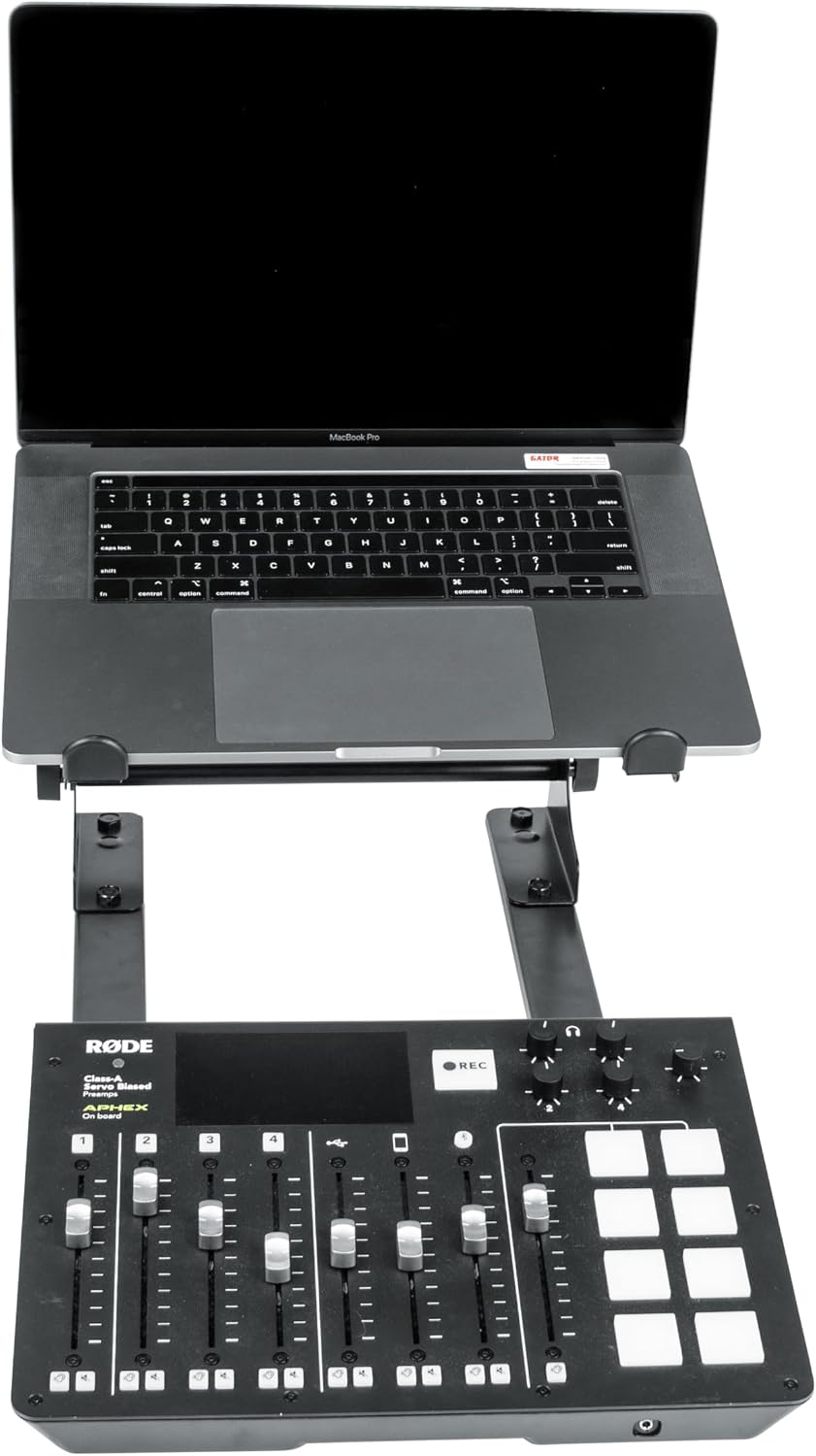 Gator Frameworks Portable Desktop Laptop/DJ Controller Stand with Fixed Height, (GFWLAPTOP1000)