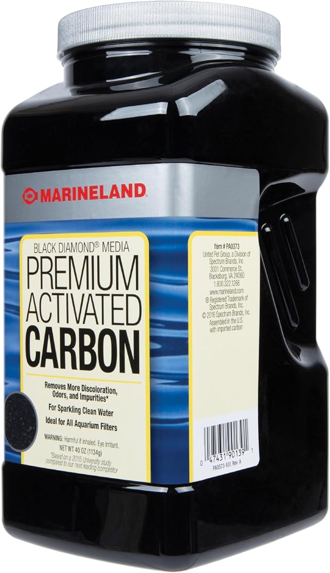 Marineland Black Diamond Premium Activated Carbon, Filter Media