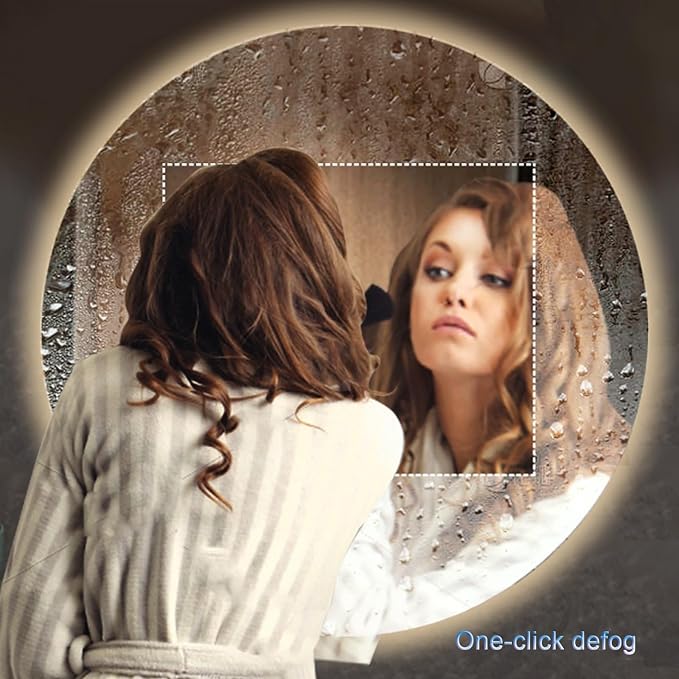 Round Led Bathroom Mirror, Round Bathroom Mirror