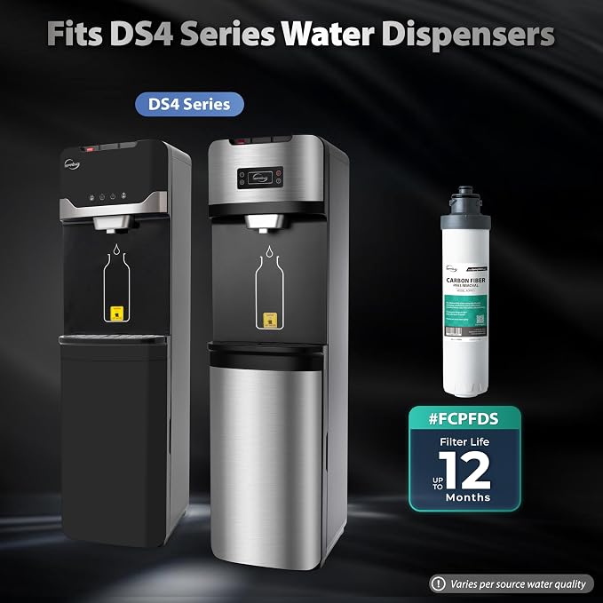 iSpring SGS-Tested PFAS Removal Carbon Block Replacement Water Filter Cartridge