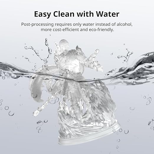 ANYCUBIC Water Washable 3D Printer Resin 2.0 Bundle, 405nm High Precision