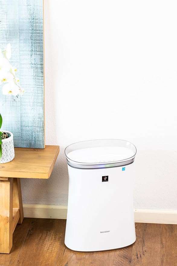 SHARP Air Purifier for Medium Rooms – Covers up to 1,253 sqft in one hour, True HEPA Filter Air Purifier for Pets, Dust, Smoke, Pollen - FPK50UW