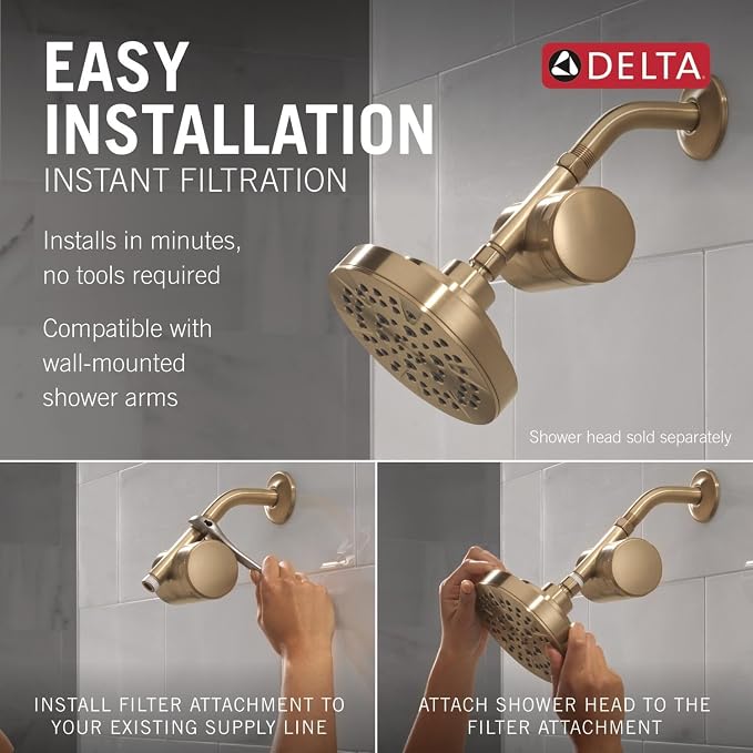 Delta Faucet Clarifi Standard Shower Filter Attachment
