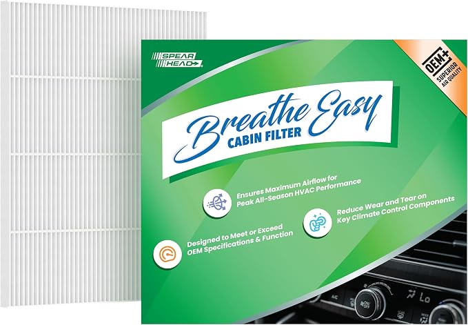 Spearhead OEM+ Particulate Breathe Easy Cabin Filter | Fits Various 2013-23