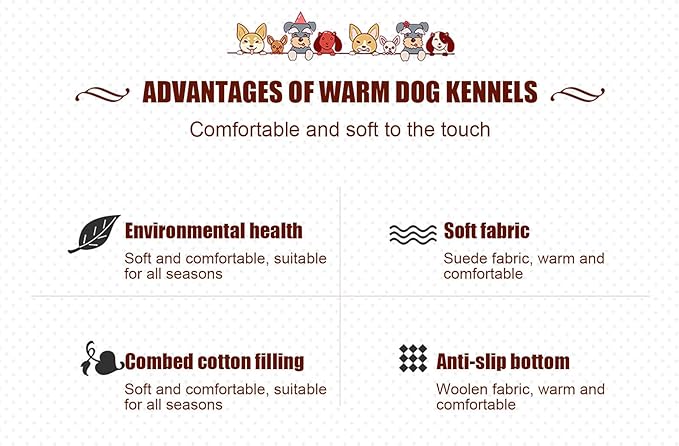 Suede Sofa Dog Bed, Multiple Sizes Orthopedic Memory Foam Mattress, Durable and Calming, Washable Dog Bed with Anti-Slip Bottom L lightGrey