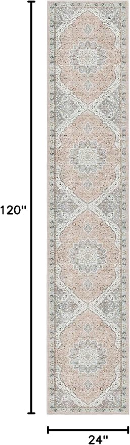 Madane Runner Rugs for Hallway 2x10 Long Washable Non-Slip Hallway Runner Rug