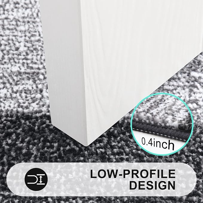 Kitinjoy Indoor Outdoor Door Mat, 40x32 Non-Slip Absorbent Dirt Trapper
