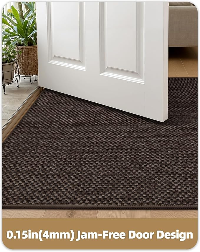 Color&Geometry Door Mat 17"x29", Front Door Mat Indoor Rugs