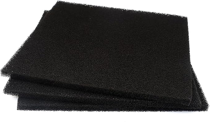 Cut to Fit Activated Carbon Media Pad, Pre Filter Carbon Sponge