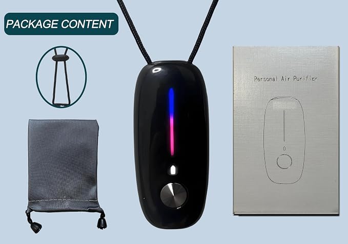 Portable Air Purifier– Wearable Personal Ionizer