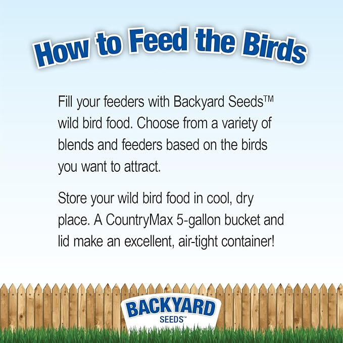 Backyard Seeds Peanut Hearts for Wild Birds 10 Pounds