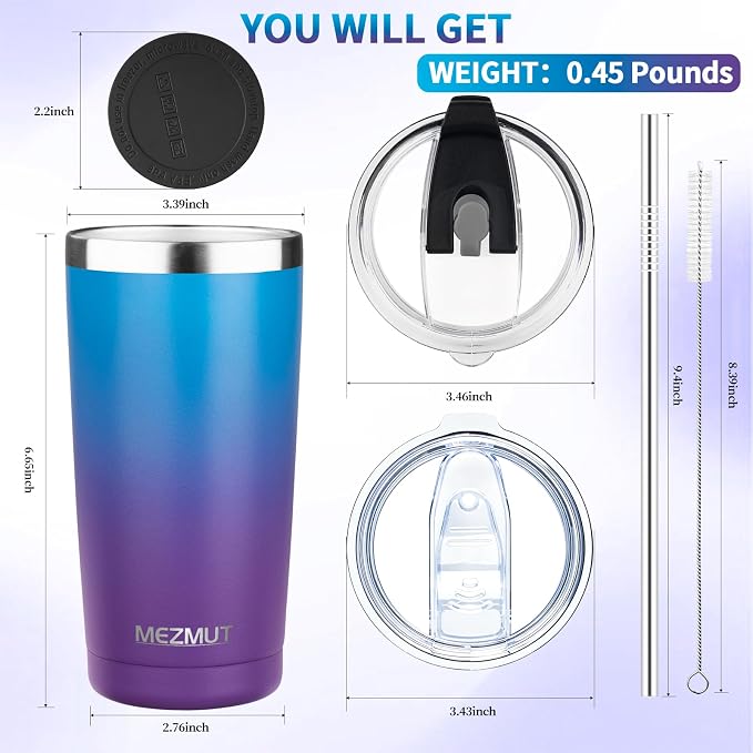 20oz Insulated Tumbler Cup Travel Coffee Mug