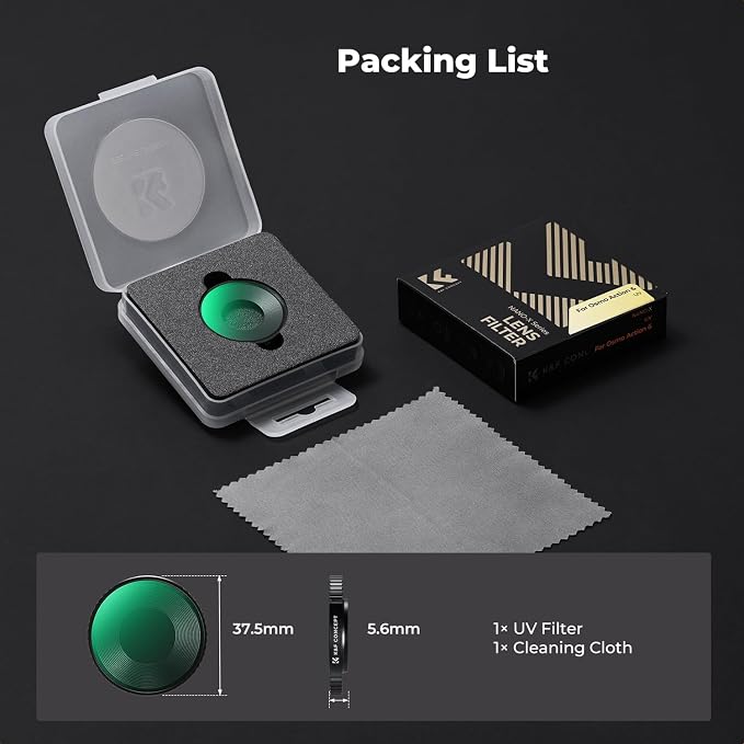 K&F CONCEPT Screw on UV Filter Compatible