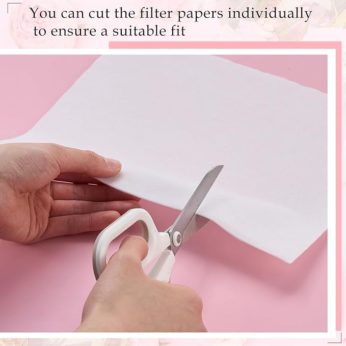 400 Sheets Nail Dust Collector Filter Paper Disposable Nail Dust Suction