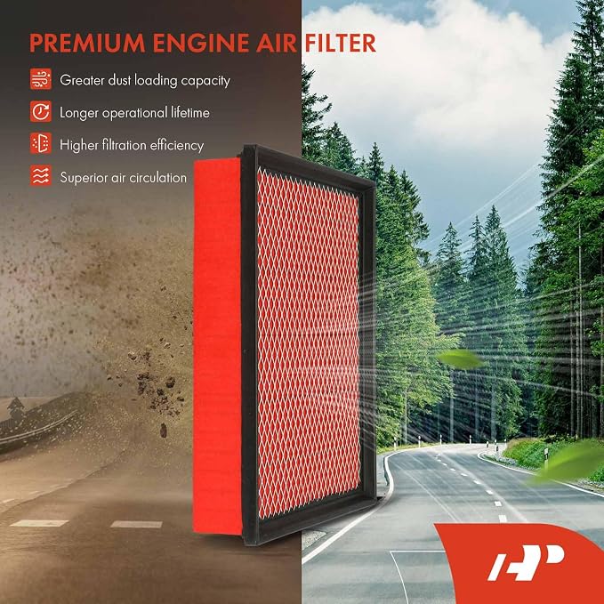 A-Premium Pre-oiled Engine Air Filter Compatible